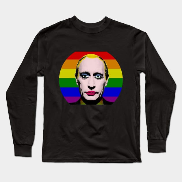 putin gay clown Long Sleeve T-Shirt by Yaman